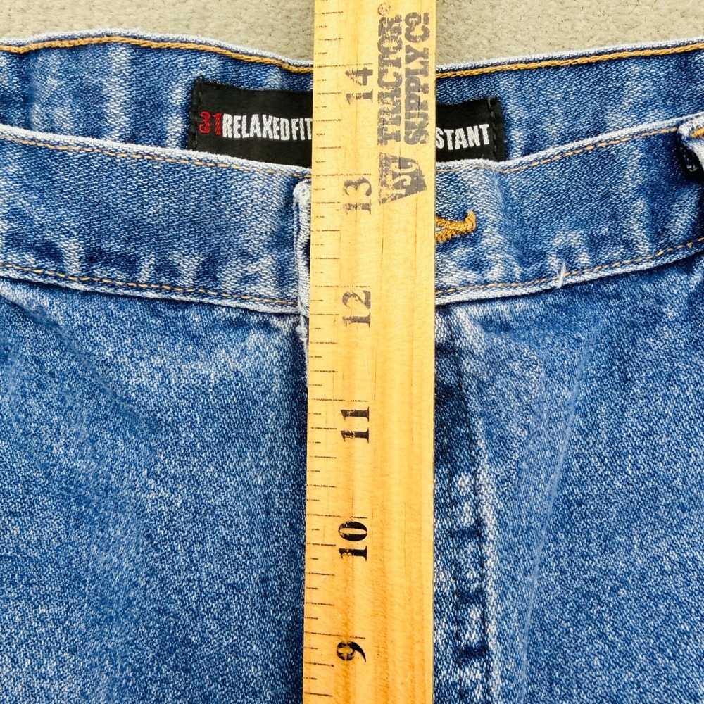 Wrangler FR Flame Resistant Relaxed Fit Jeans Mens 40x36 Blue Denim 10FR31MWZ - Picture 6 of 16